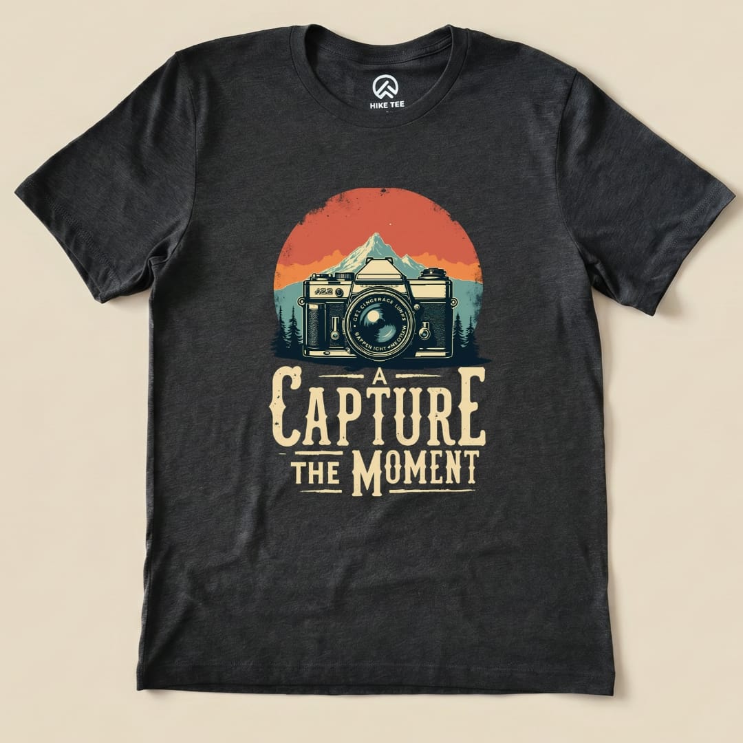 Capture the Moment Shirt Hike Tee T-Shirt Dark Grey Heather / S