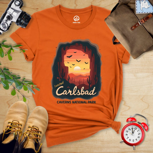Hike Tee T-Shirt Autumn / S Carlsbad Caverns National Park Shirt