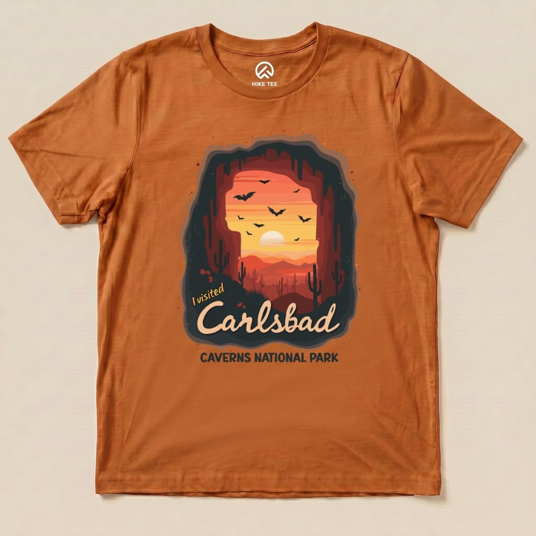 Hike Tee T-Shirt Autumn / S Carlsbad Caverns National Park Shirt