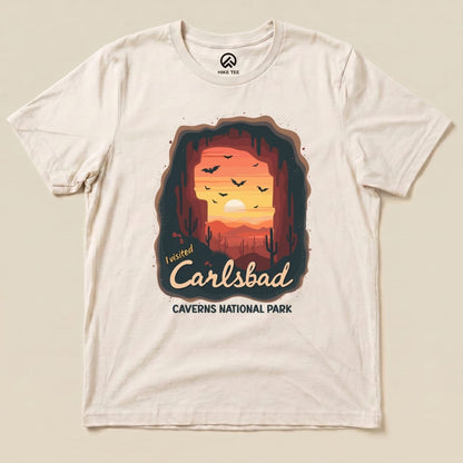 Hike Tee T-Shirt Natural / S Carlsbad Caverns National Park Shirt