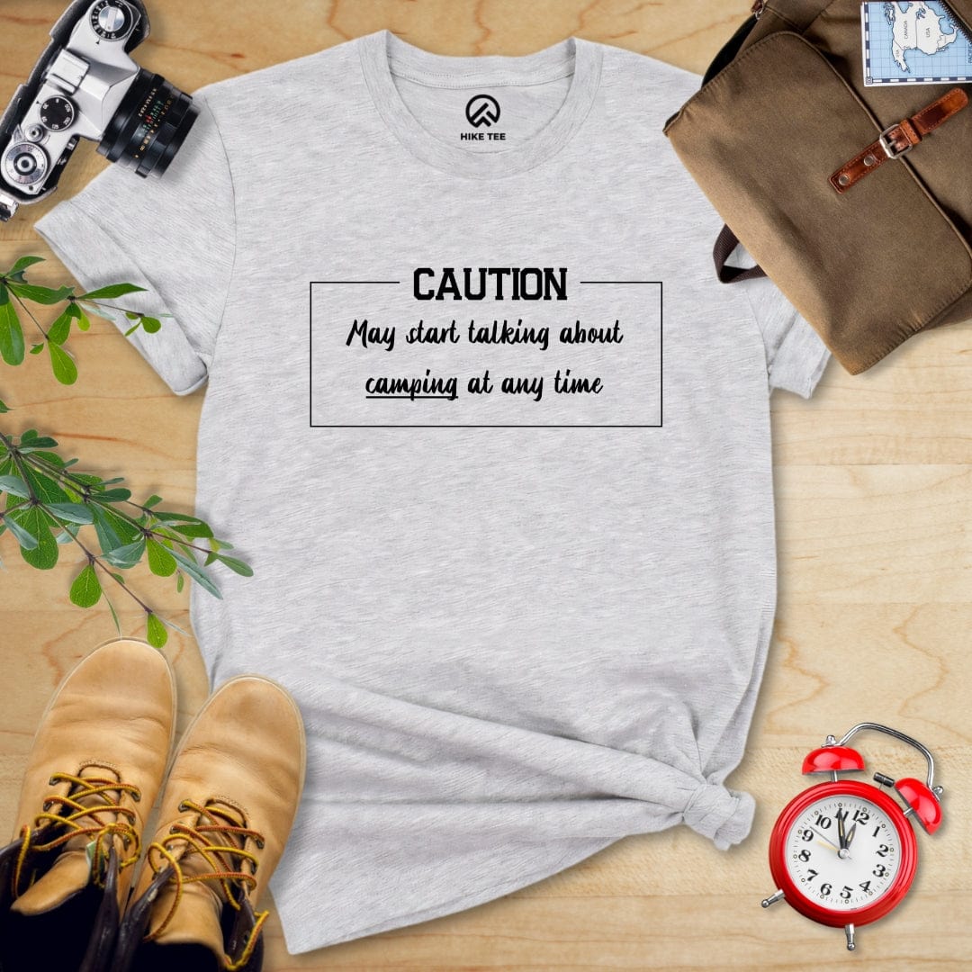 Hike Tee T-Shirt Athletic Heather / S Caution Shirt