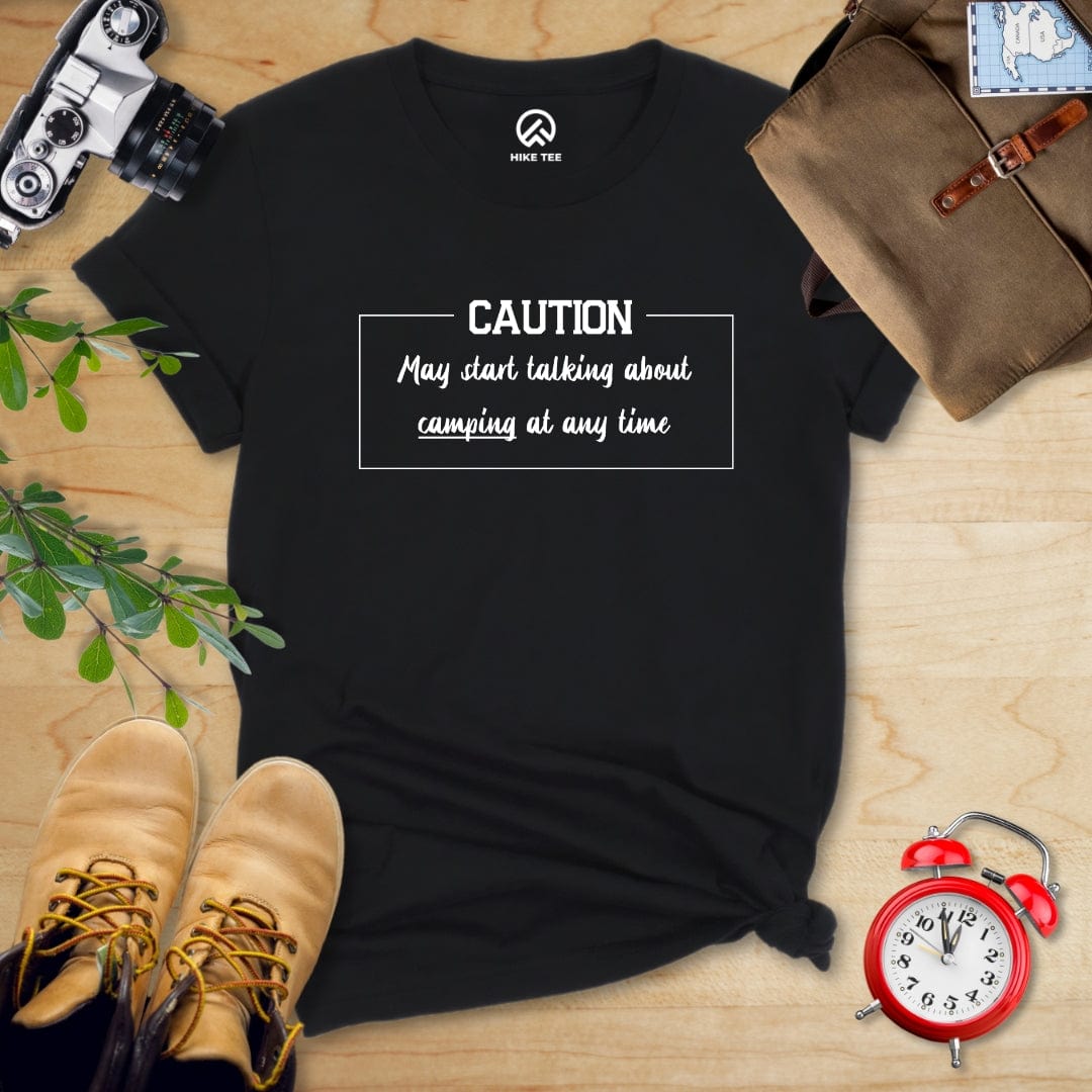 Hike Tee T-Shirt Black / S Caution Shirt