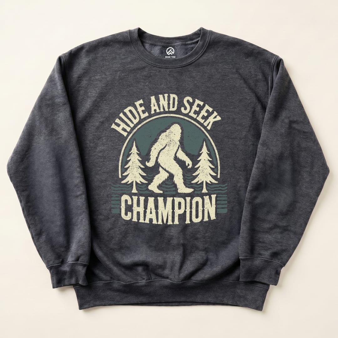 Champion Sweatshirt Hike Tee Sweatshirt Dark Heather / S