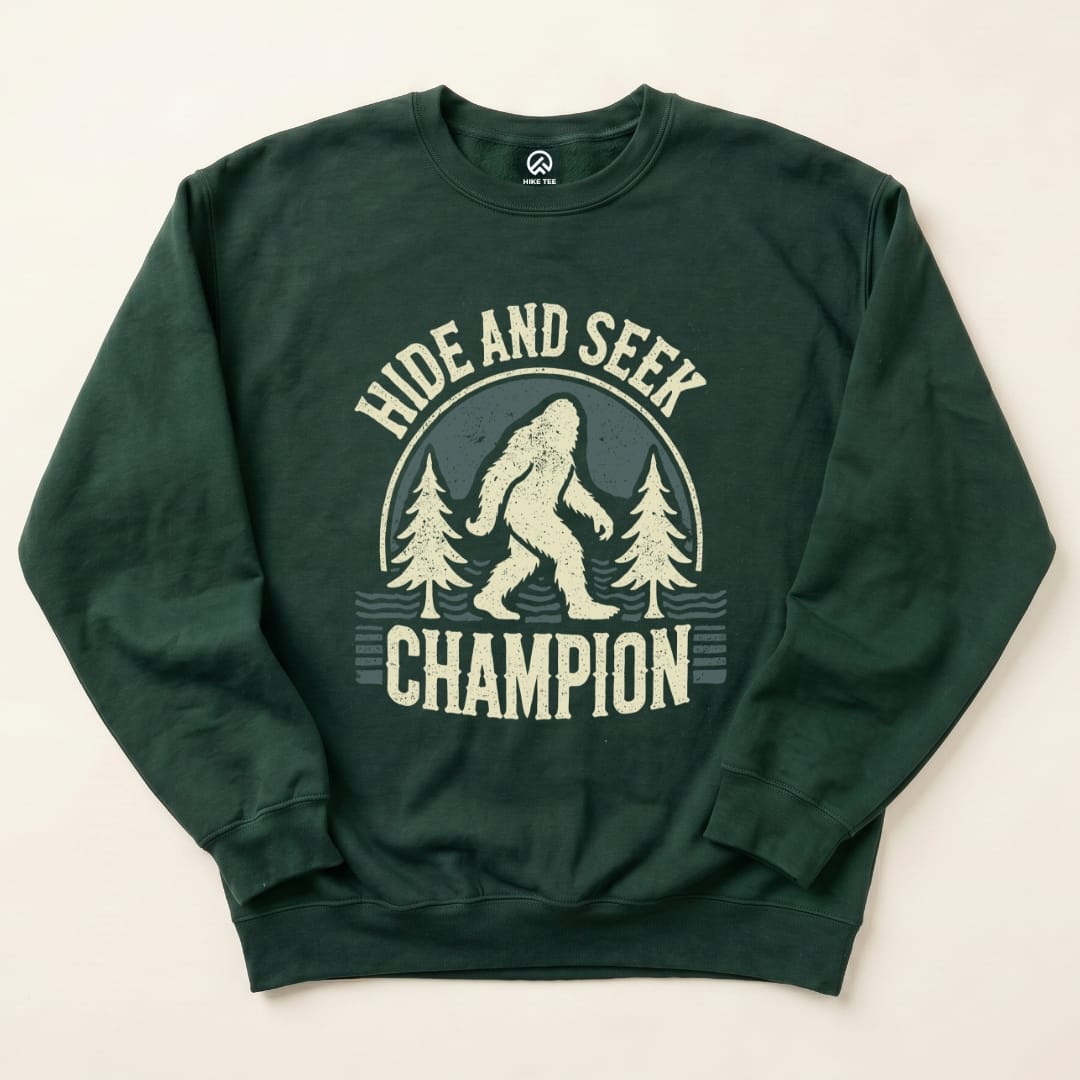 Champion Sweatshirt Hike Tee Sweatshirt Forest Green / S