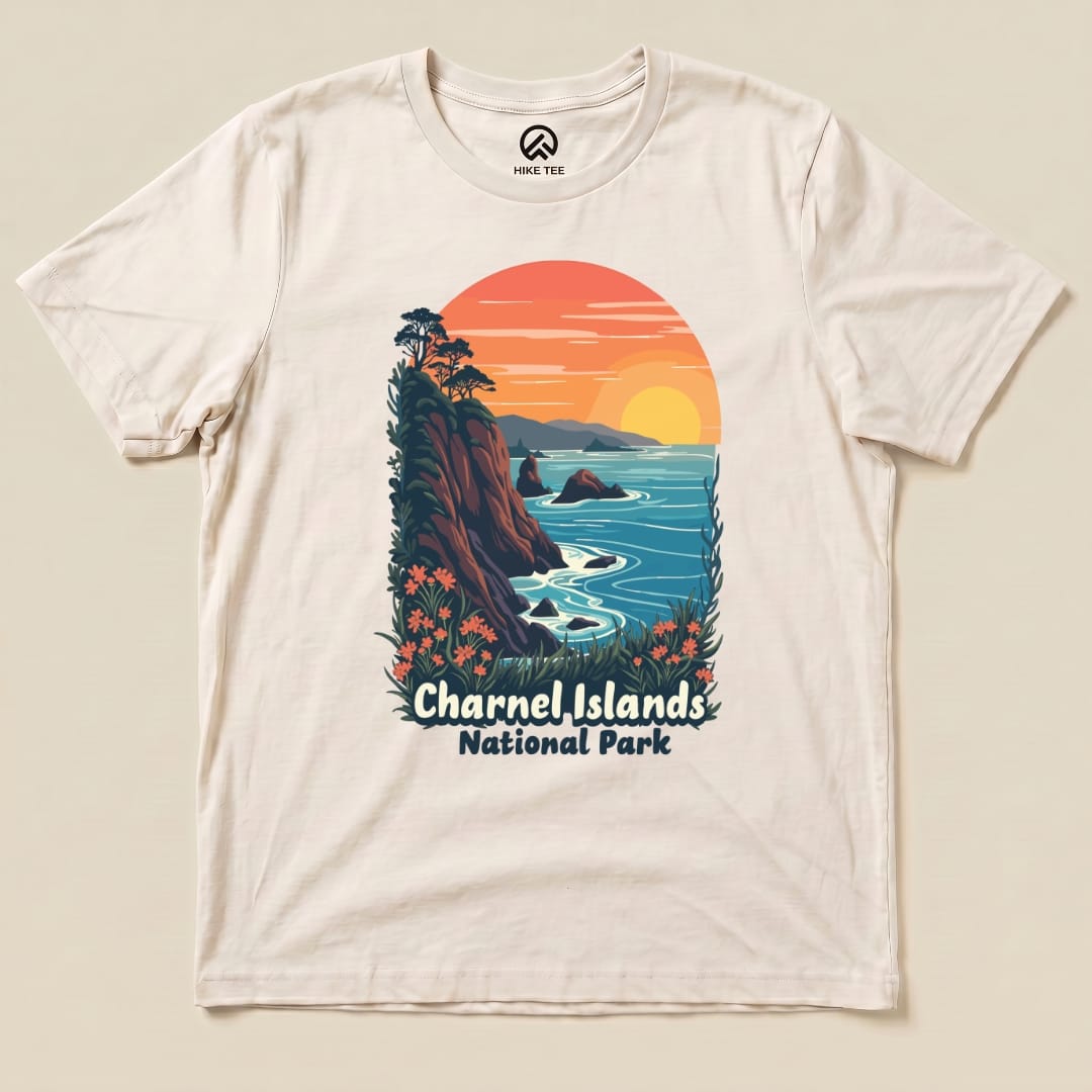 Hike Tee T-Shirt Natural / S Channel Islands National Park Scenic Shirt
