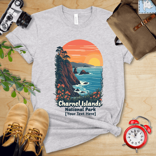 AnywherePOD T-Shirt Athletic Heather / S Channel Islands National Park Shirt + Personalization