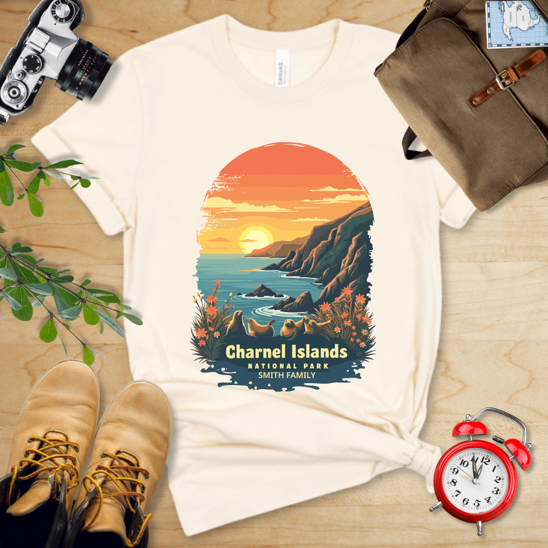 AnywherePOD T-Shirt Natural / S Channel Islands National Park Shirt + Personalization