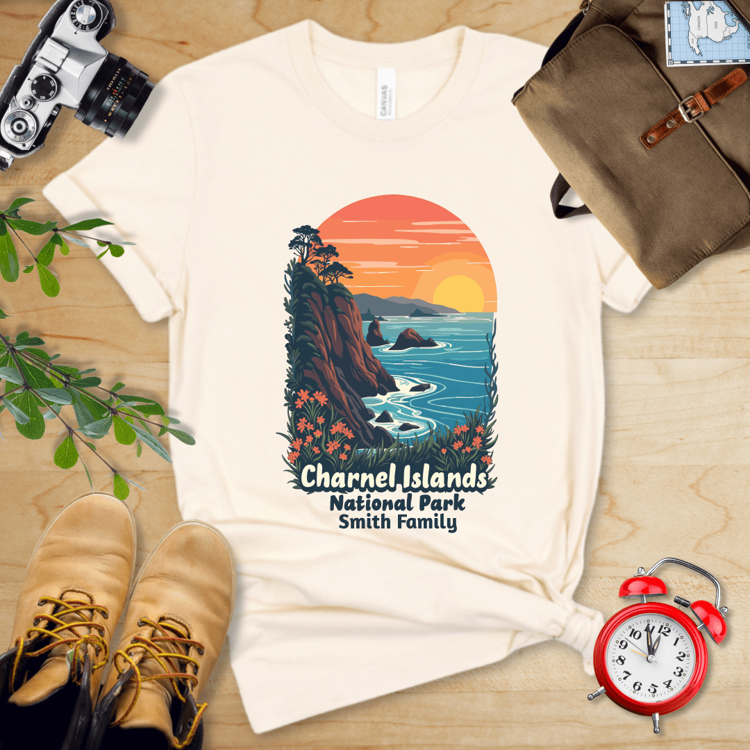 AnywherePOD T-Shirt Natural / S Channel Islands National Park Shirt + Personalization