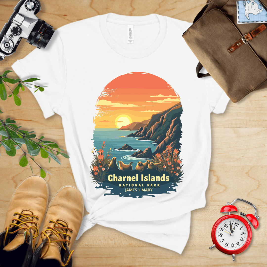 AnywherePOD T-Shirt White / S Channel Islands National Park Shirt + Personalization