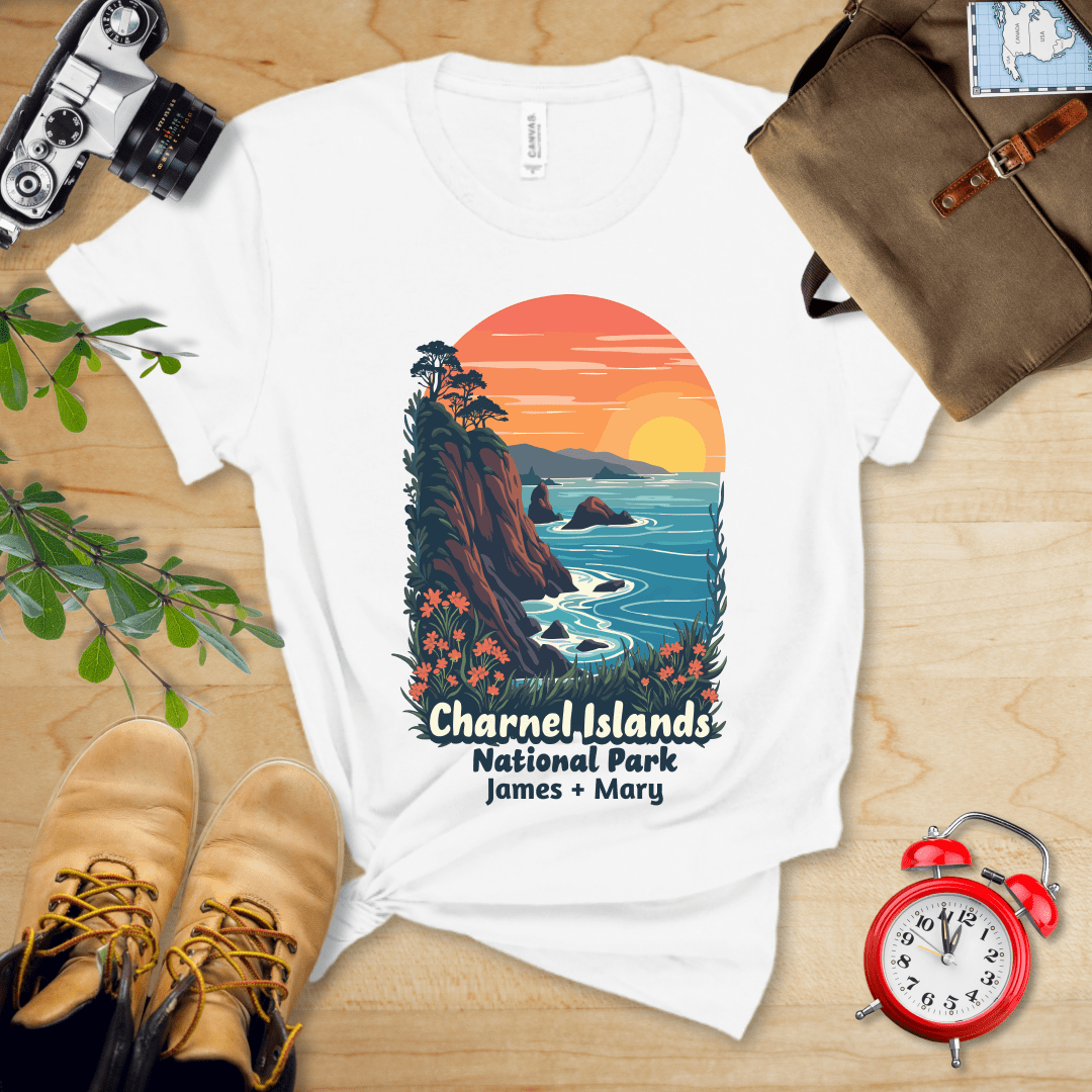 AnywherePOD T-Shirt White / S Channel Islands National Park Shirt + Personalization