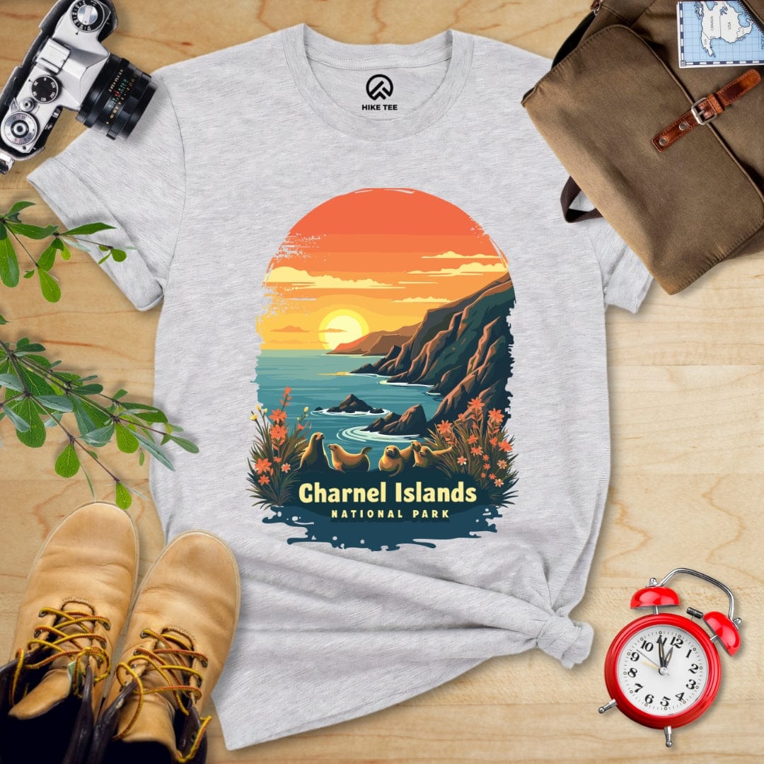 Hike Tee T-Shirt Athletic Heather / S Channel Islands National Park Shirt