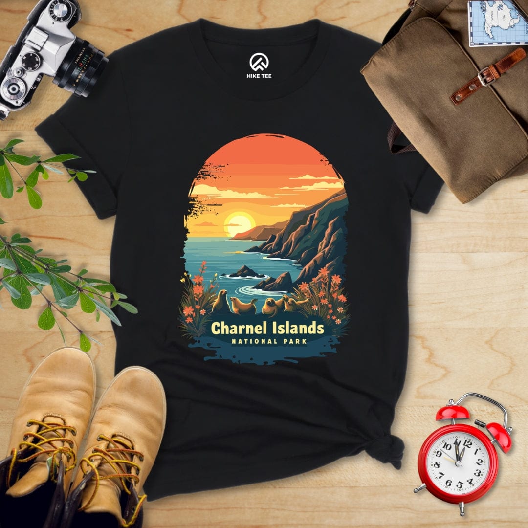 Hike Tee T-Shirt Black / S Channel Islands National Park Shirt