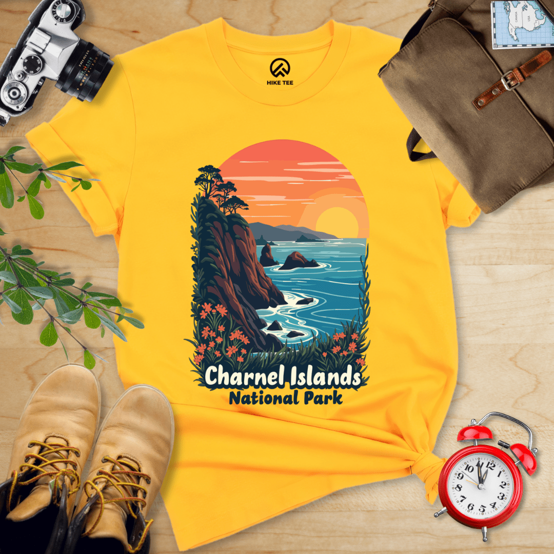 Hike Tee T-Shirt Gold / S Channel Islands National Park Shirt