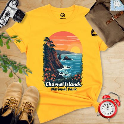Hike Tee T-Shirt Gold / S Channel Islands National Park Shirt