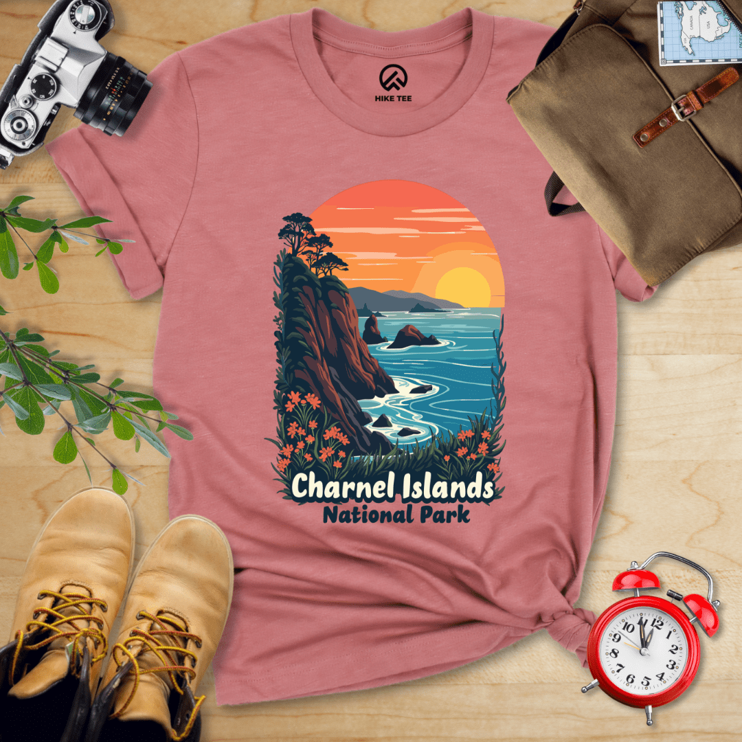 Hike Tee T-Shirt Heather Mauve / S Channel Islands National Park Shirt