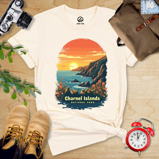 Hike Tee T-Shirt Natural / S Channel Islands National Park Shirt