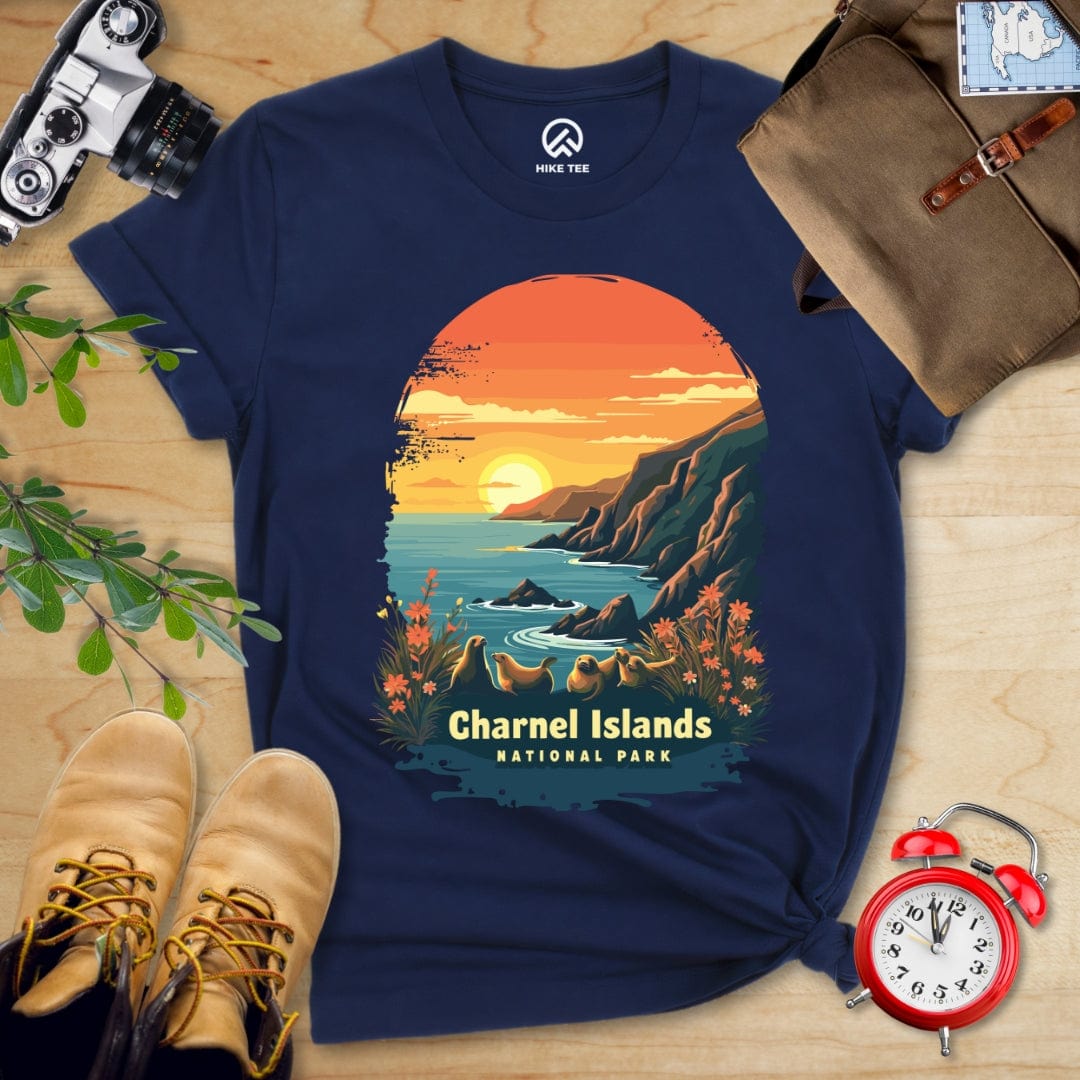 Hike Tee T-Shirt Navy / S Channel Islands National Park Shirt