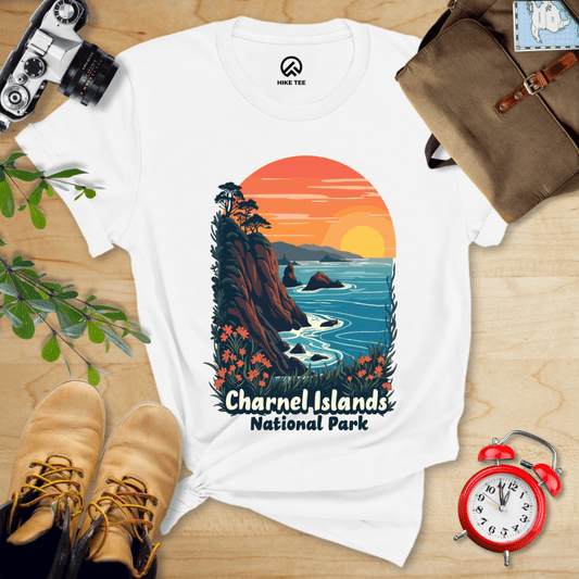 Hike Tee T-Shirt White / S Channel Islands National Park Shirt