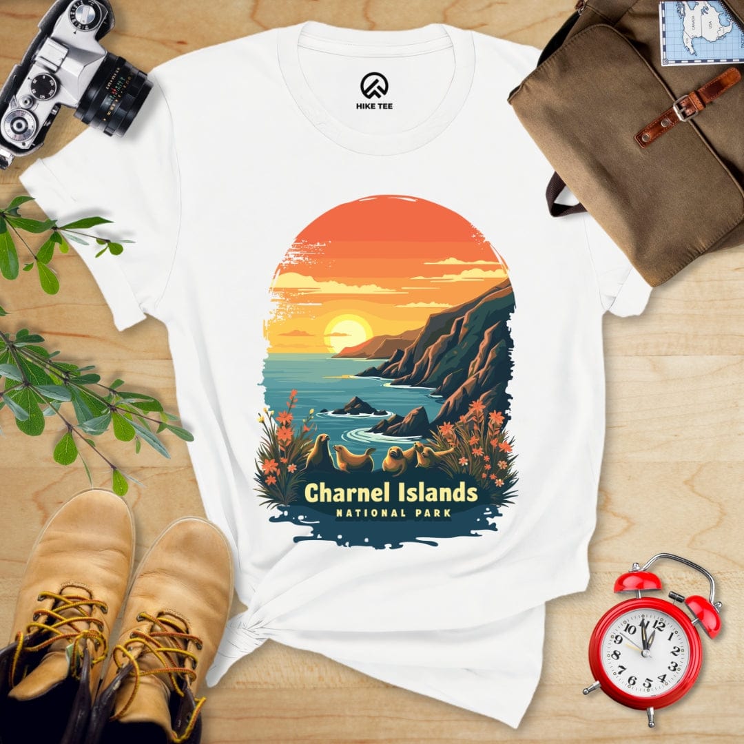Hike Tee T-Shirt White / S Channel Islands National Park Shirt