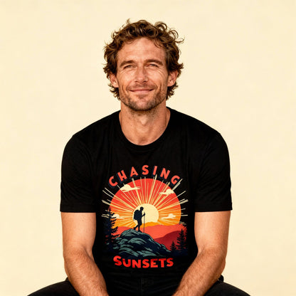 Hike Tee T-Shirt Chasing Sunsets Shirt