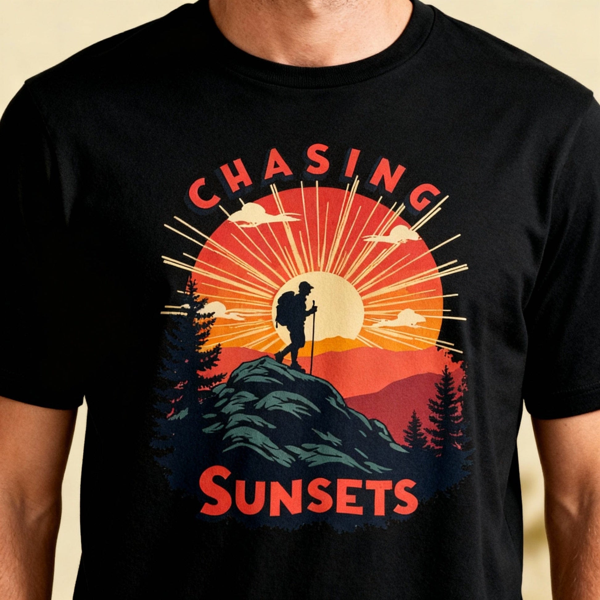 Hike Tee T-Shirt Chasing Sunsets Shirt