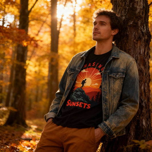 Hike Tee T-Shirt Chasing Sunsets Shirt