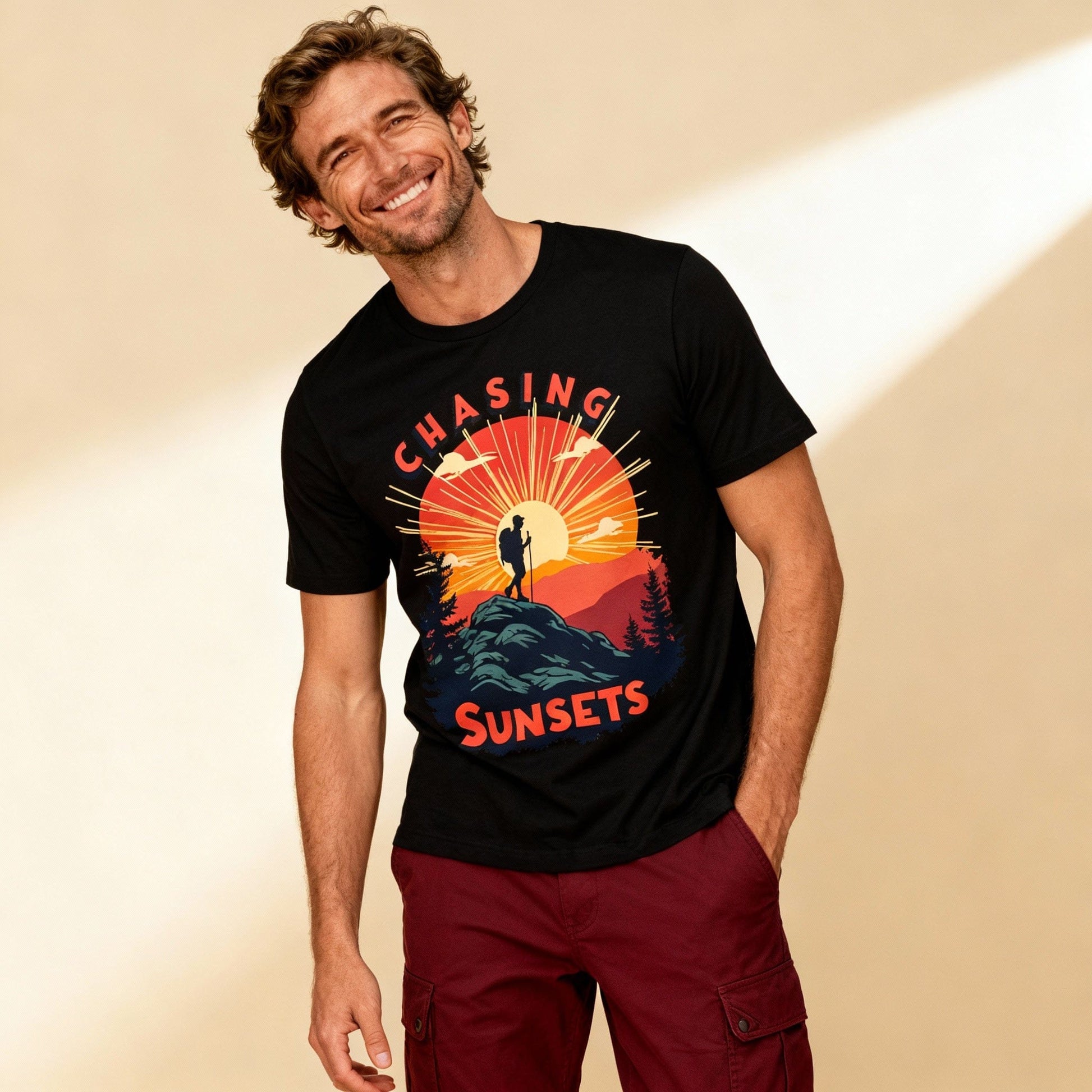 Hike Tee T-Shirt Chasing Sunsets Shirt