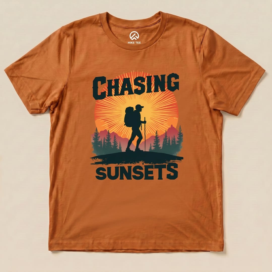Chasing Sunsets Shirt Hike Tee T-Shirt Autumn / S