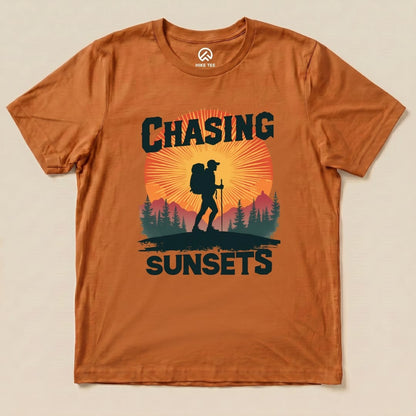 Chasing Sunsets Shirt Hike Tee T-Shirt Autumn / S