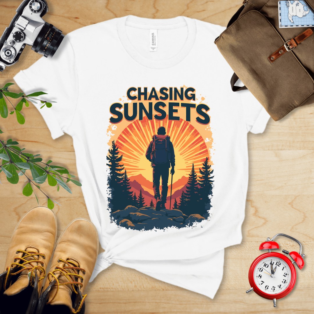 Printify T-Shirt White / S Chasing Sunsets