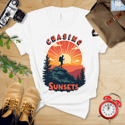 Printify T-Shirt White / S Chasing Sunsets