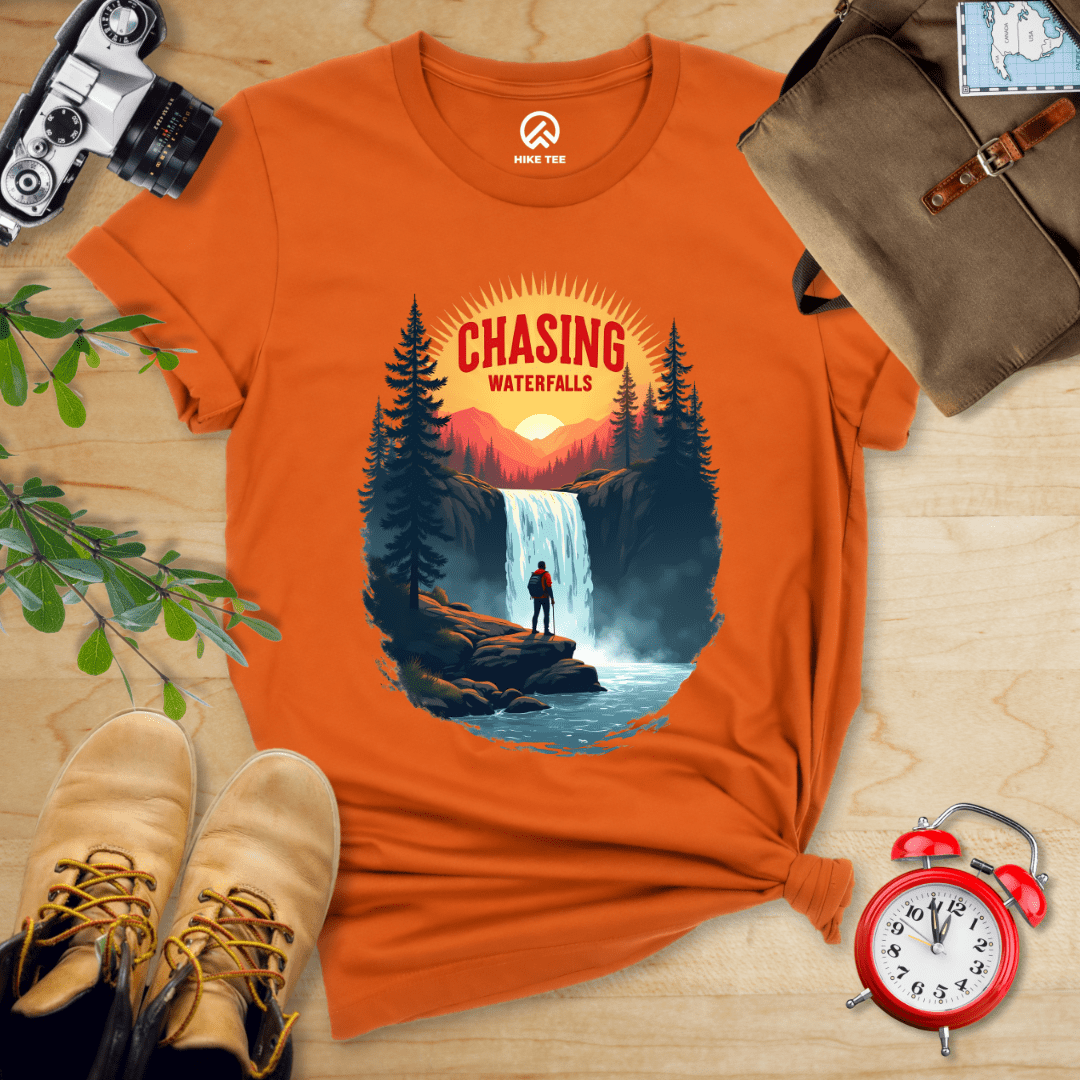 Hike Tee T-Shirt Autumn / S Chasing Waterfalls Shirt