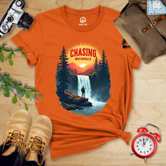 Hike Tee T-Shirt Autumn / S Chasing Waterfalls Shirt