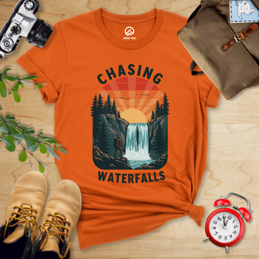 Hike Tee T-Shirt Autumn / S Chasing Waterfalls Shirt