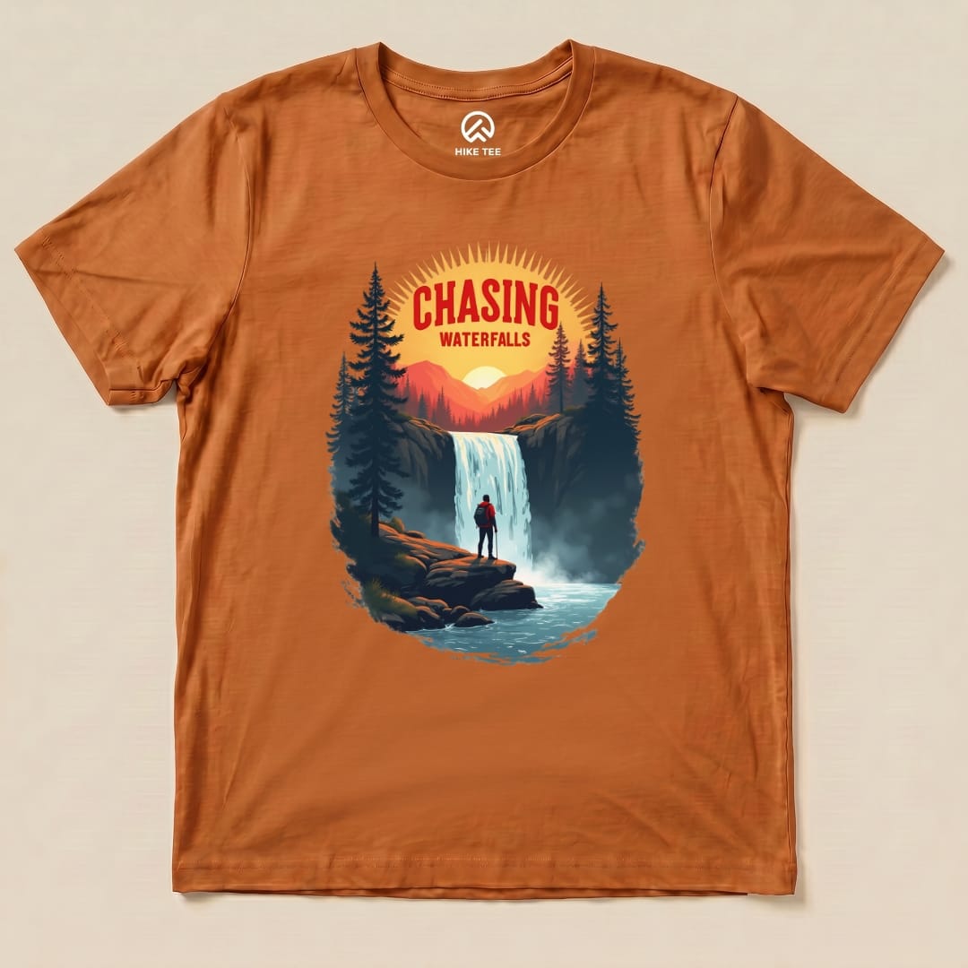 Hike Tee T-Shirt Autumn / S Chasing Waterfalls Shirt