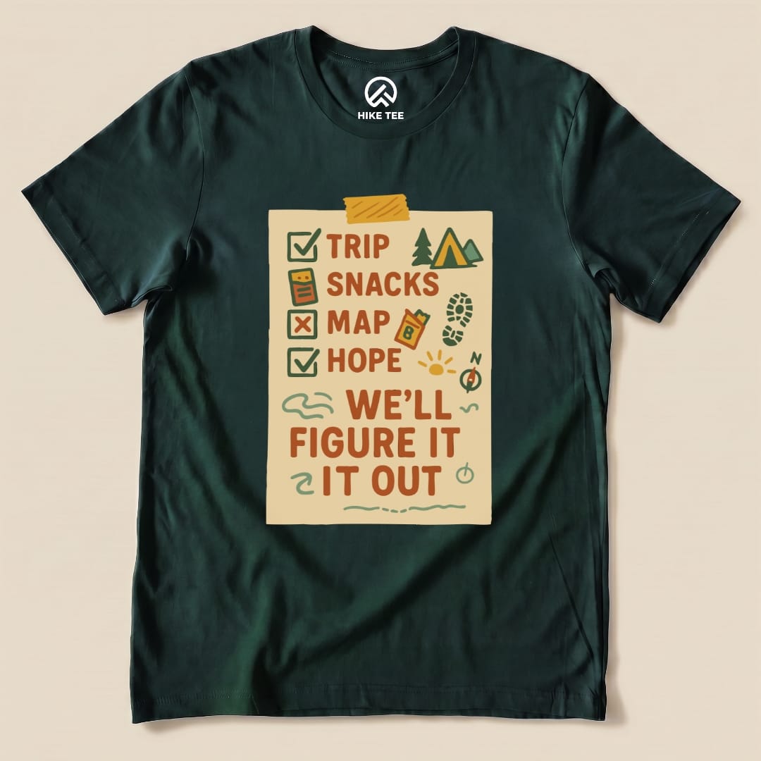 Hike Tee T-Shirt Forest / S Checklist Shirt