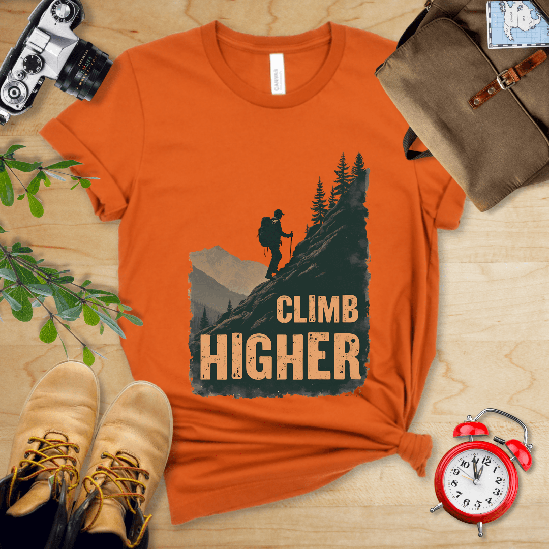 Printify T-Shirt Autumn / S Climb Higher Shirt