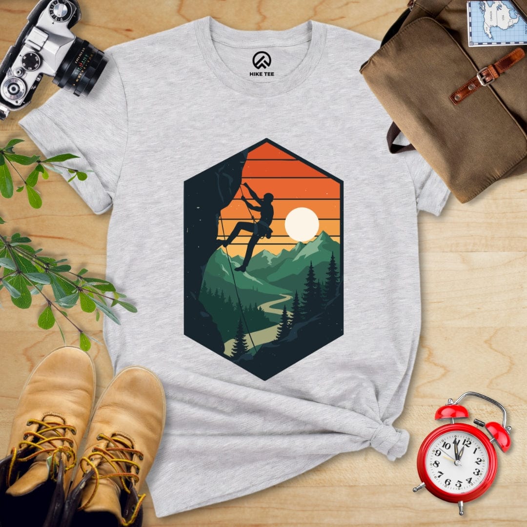 Hike Tee T-Shirt Athletic Heather / S Climbing Retro Shirt