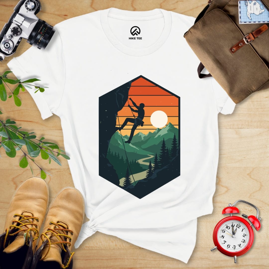 Hike Tee T-Shirt White / S Climbing Retro Shirt