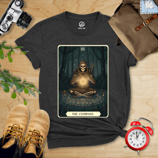 Hike Tee T-Shirt Dark Grey Heather / S Compass Card Shirt