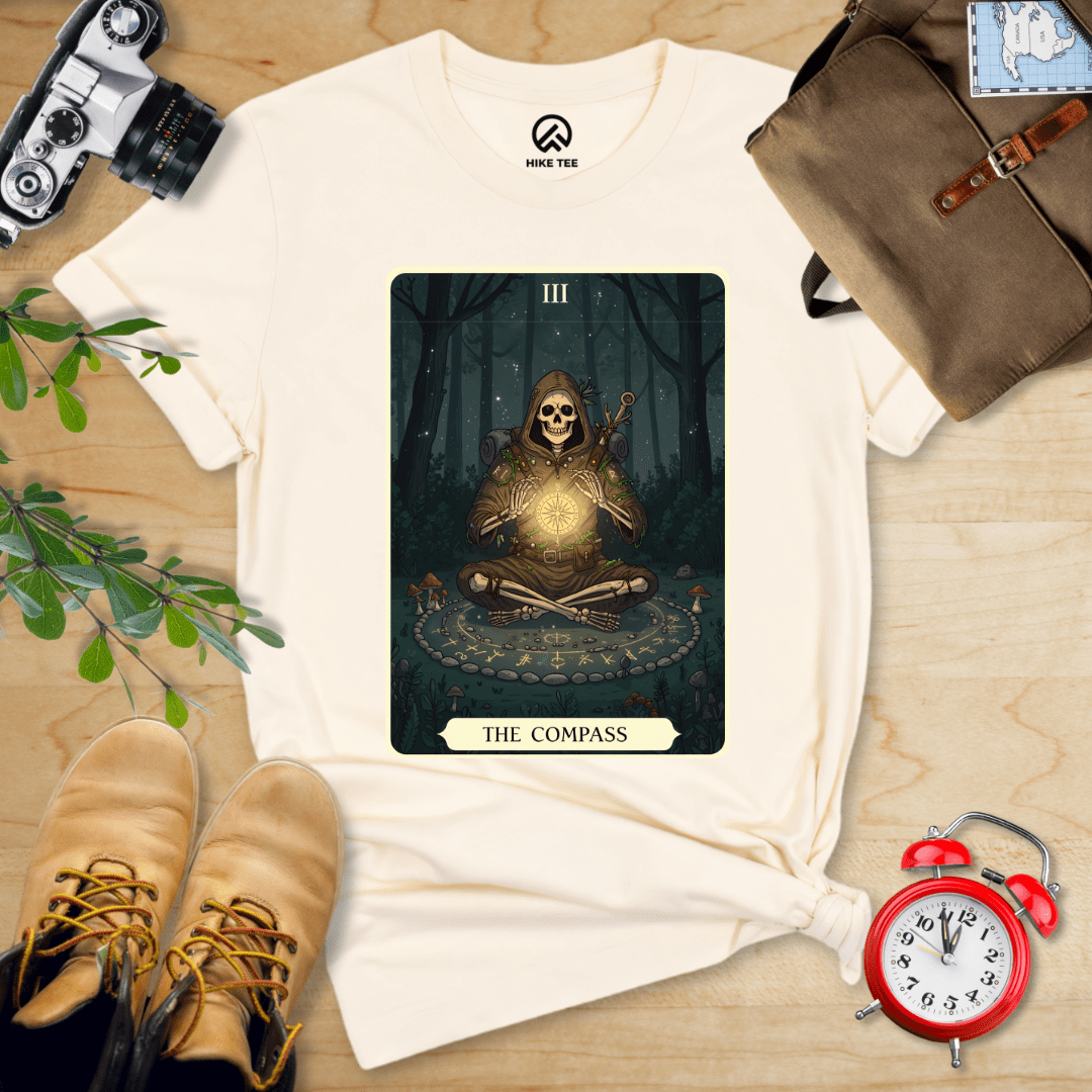 Hike Tee T-Shirt Natural / S Compass Card Shirt