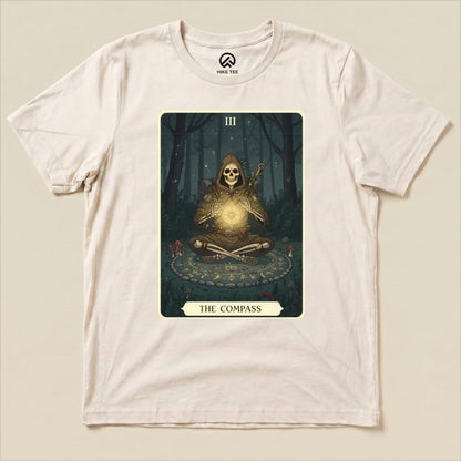 Compass Card Shirt Hike Tee T-Shirt Natural / S