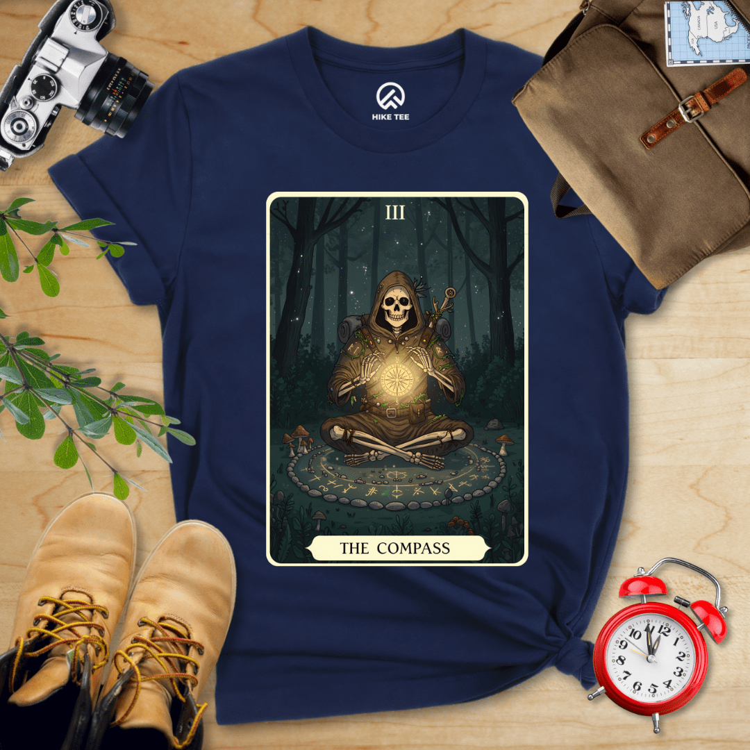 Hike Tee T-Shirt Navy / S Compass Card Shirt