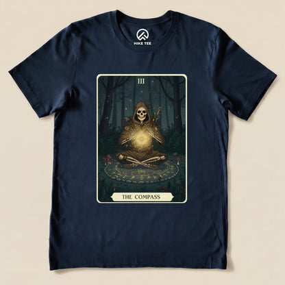 Compass Card Shirt Hike Tee T-Shirt Navy / S