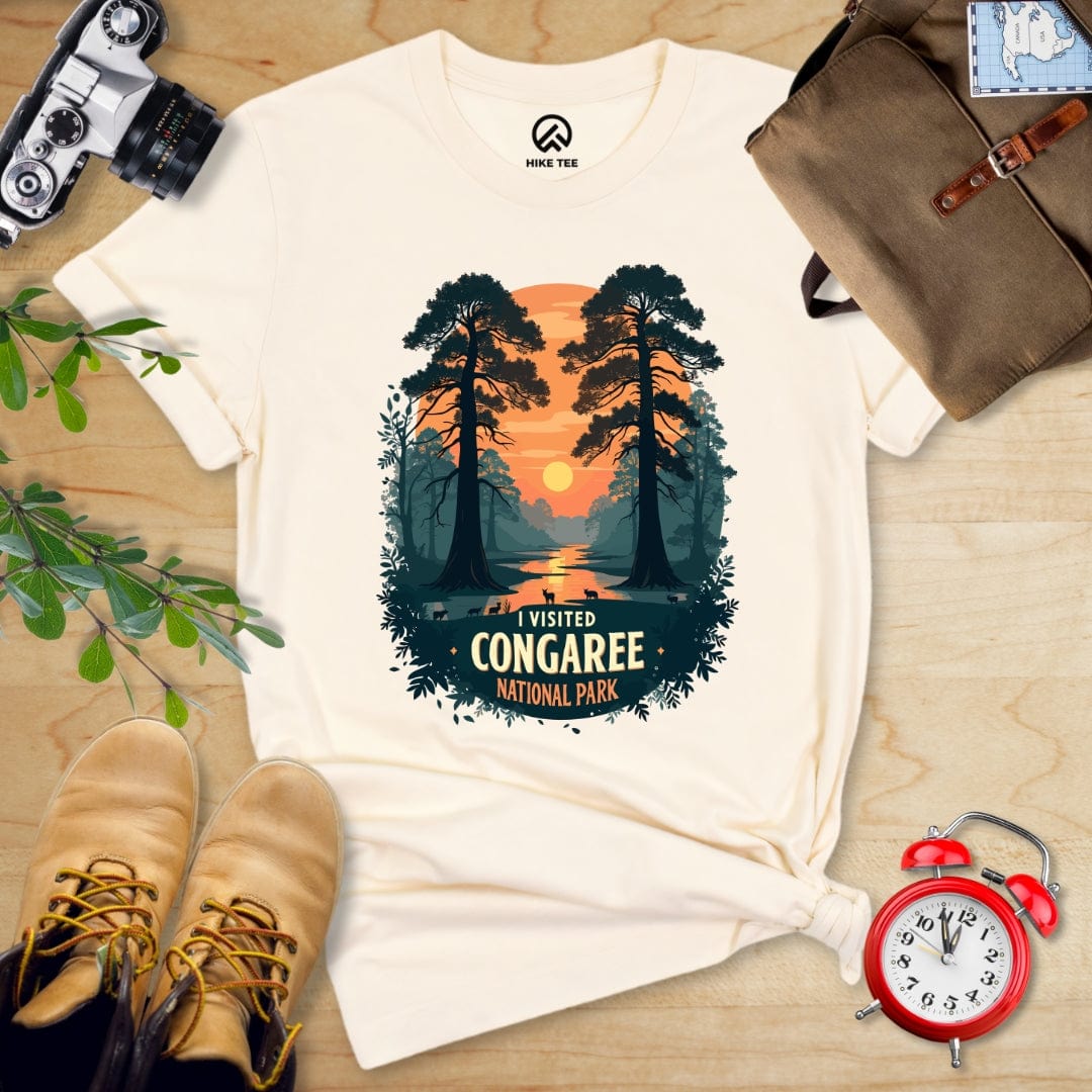 Hike Tee T-Shirt Natural / S Congaree National Park Shirt