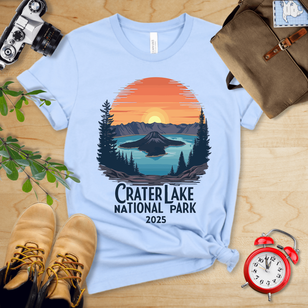 AnywherePOD T-Shirt Crater Lake National Park Shirt + Personalization