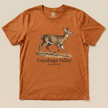 Hike Tee T-Shirt Autumn / S Cuyahoga Valley National Park Deer Shirt