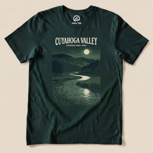 Hike Tee T-Shirt Forest / S Cuyahoga Valley National Park Ohio Shirt