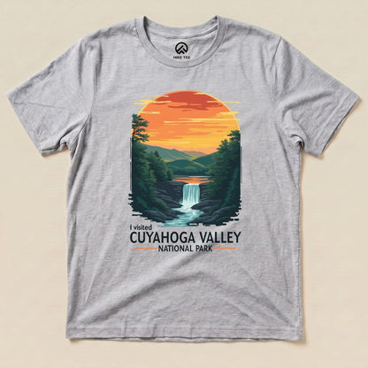 Hike Tee T-Shirt Athletic Heather / S Cuyahoga Valley National Park Shirt
