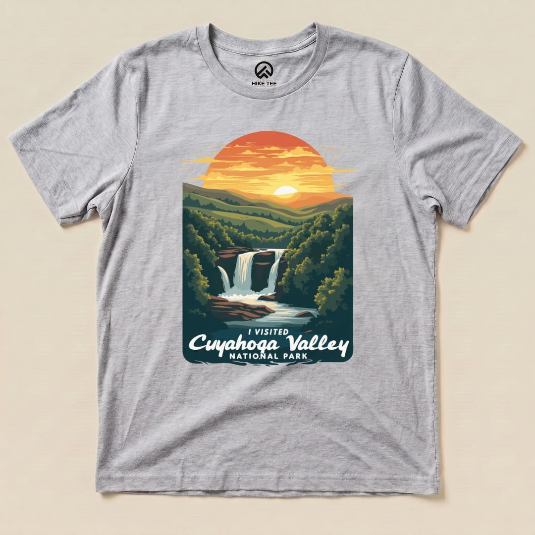 Hike Tee T-Shirt Athletic Heather / S Cuyahoga Valley National Park Shirt